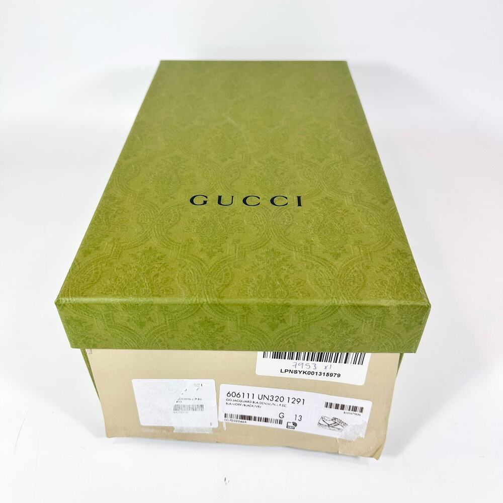 Gucci Denim Tennis 1977 Low Top Sneaker - Men’s 13.5 - Picture 8 of 8